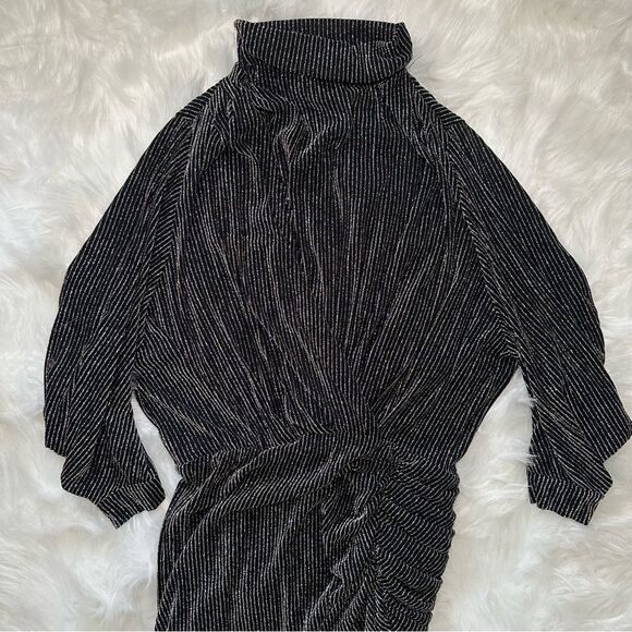 IRO Absalon Ruched Metallic Dress - Picture 4 of 10